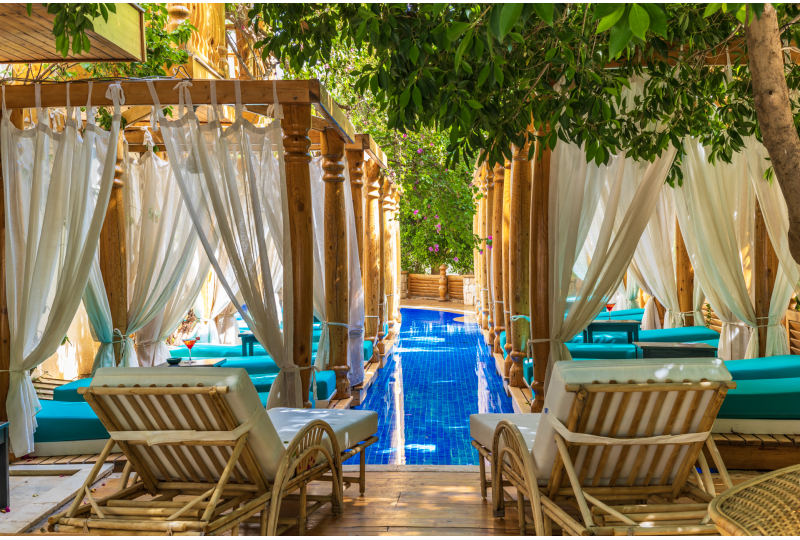 Pool Cabanas